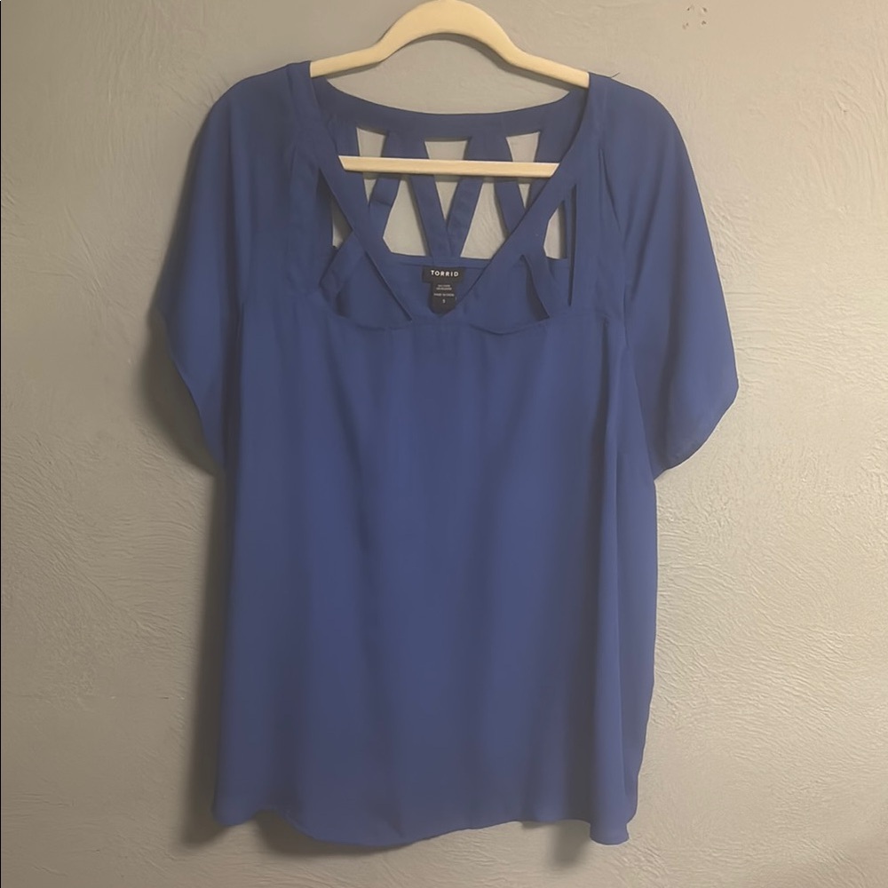 Torrid Blue Women's Top